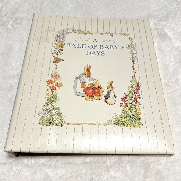 Peter Rabbit Baby Memory Book by Beatrix Potter "A Tale of Baby's Days" - Picture 1 of 17